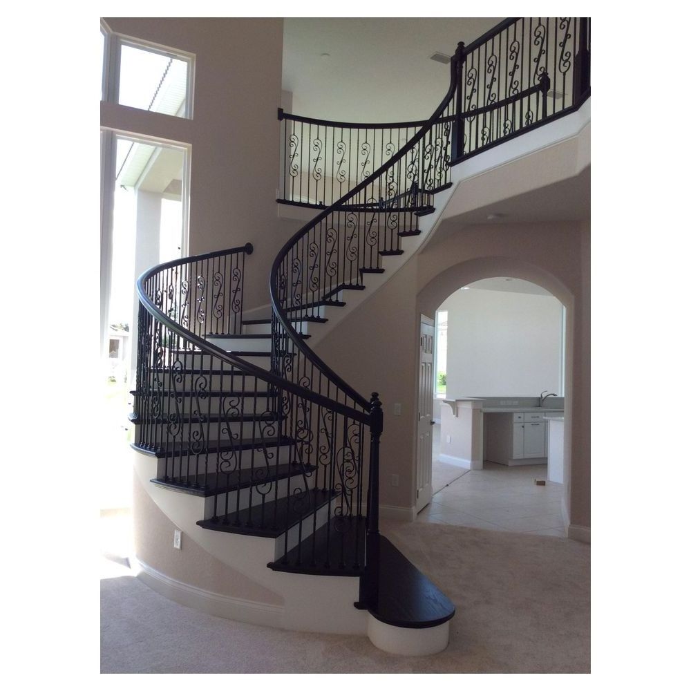 Prima Beautiful Curved Glass Stairs White Oak Wood Treads Customized Splendid Outstanding Staircase Floating Staircase Modern