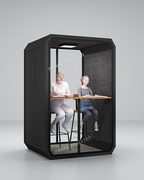 Moveable drum booth sound proof office application sound proof phone booth commercial area recording booth sound proof