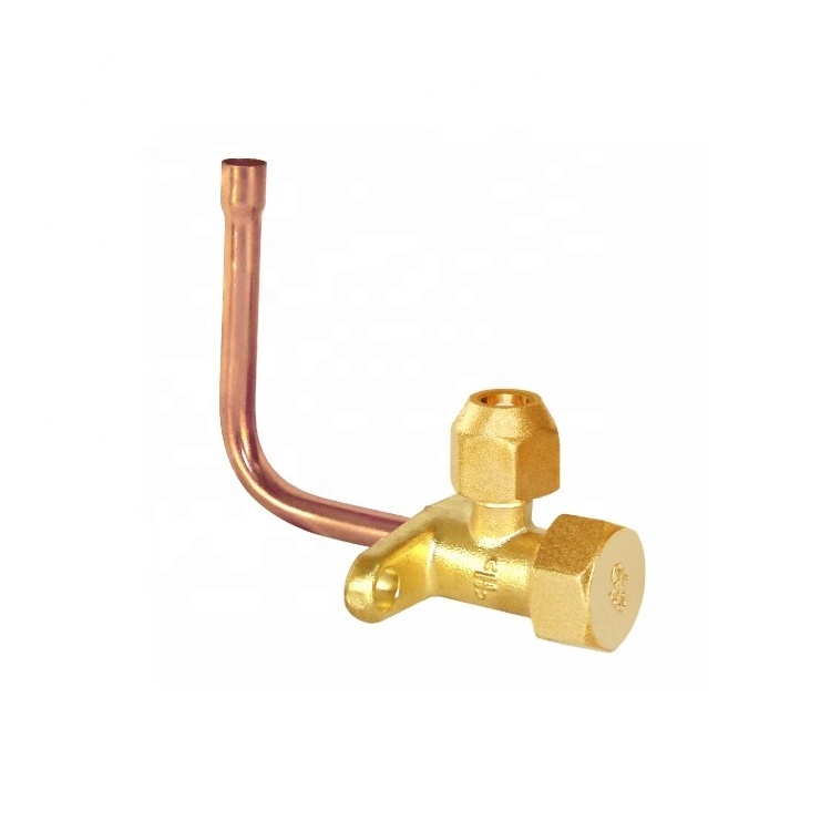 High quality high and low temperature resistance  control valve loop  brass ac valve Air conditioner valve