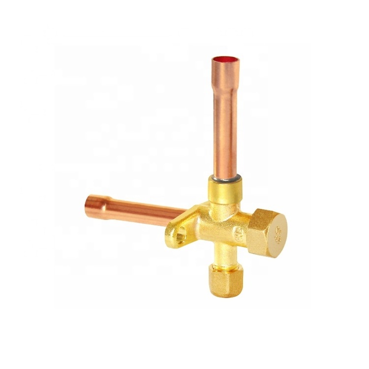 High quality high and low temperature resistance  control valve loop  brass ac valve Air conditioner valve