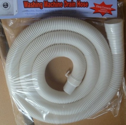 PP PVC TPE washing machine 3 inch flexible washer drain hose