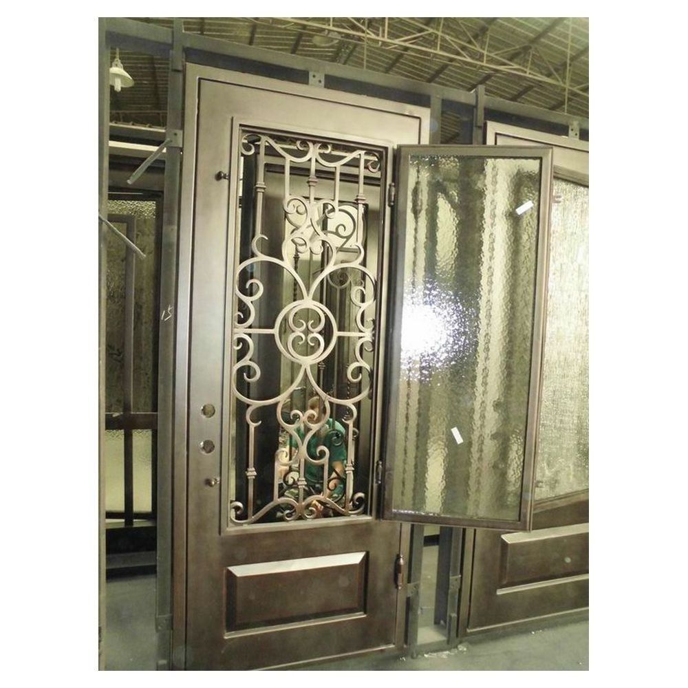 Prima Wrought Iron Garage Doors Mexican Iron Doors French Steel Iron Glass Swing Door