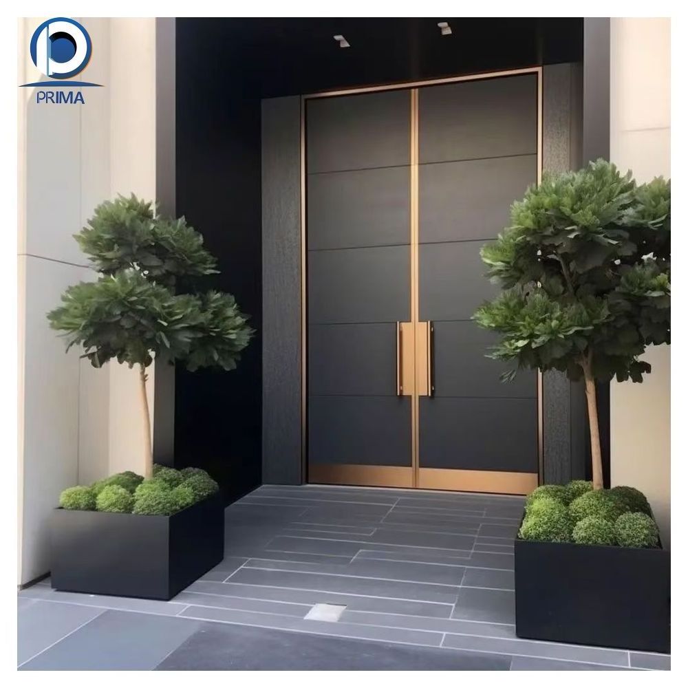 Main Gate Security Steel Door Steel Entrance Door Metal Stainless Steel Rubber Door House