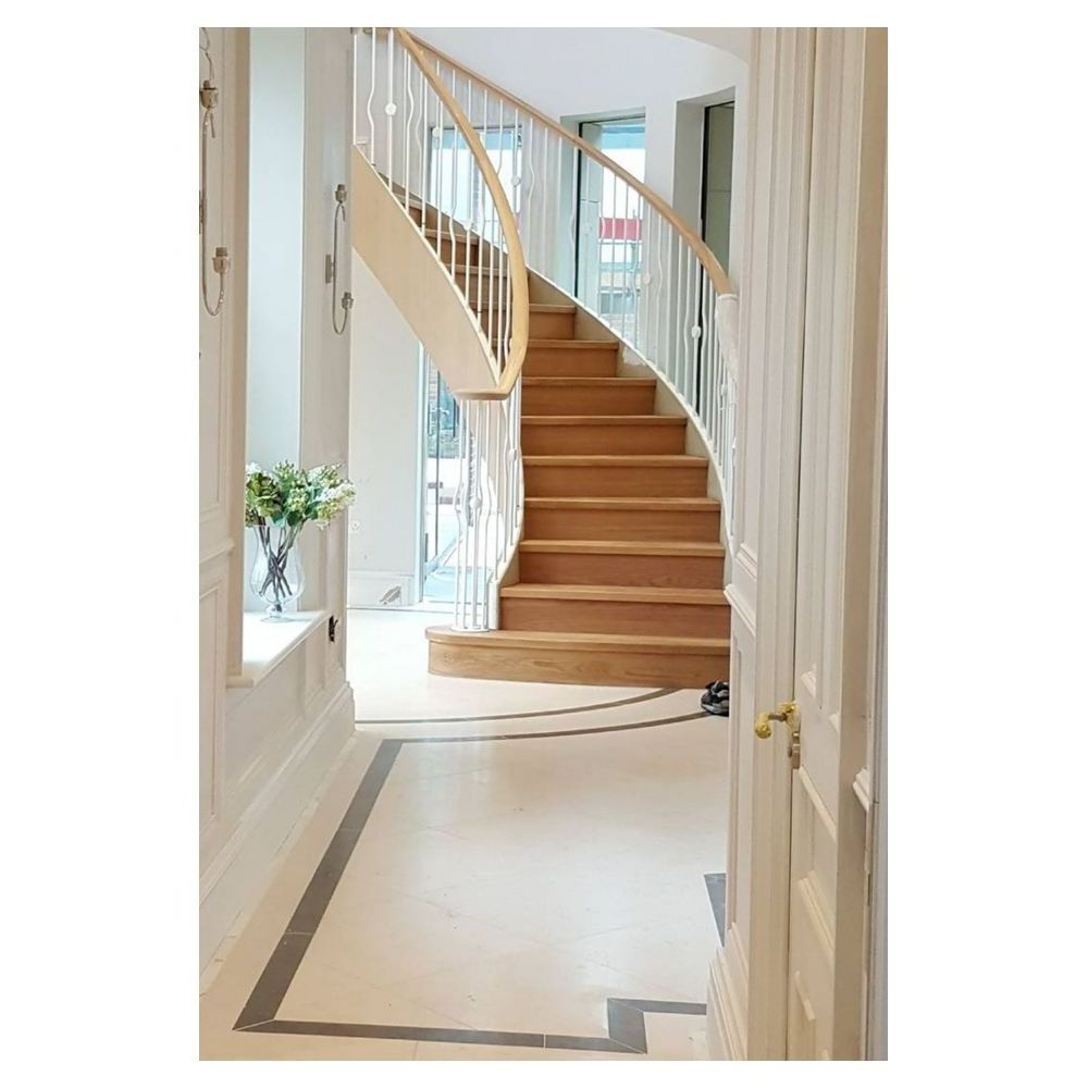 Prima Premade Staircase Double Staircase Glass Staircase Crystal Pillars