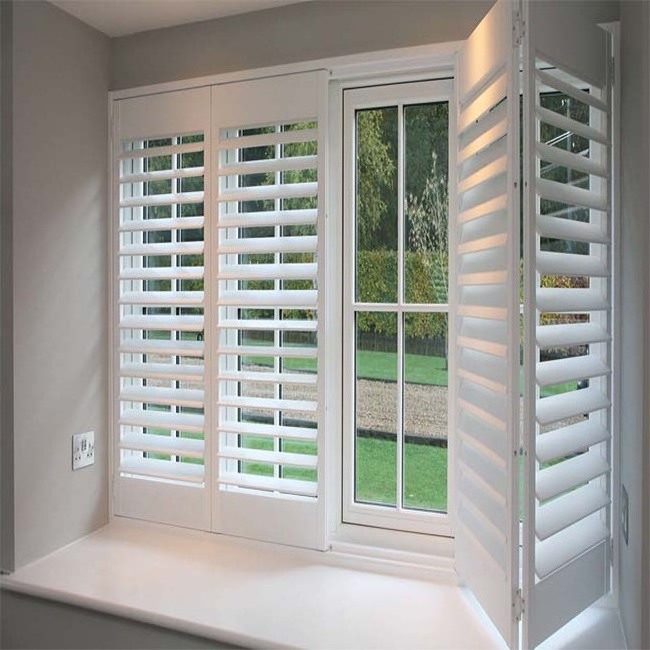 Aluminum window plantation shutters aluminum window fire mirror shutters