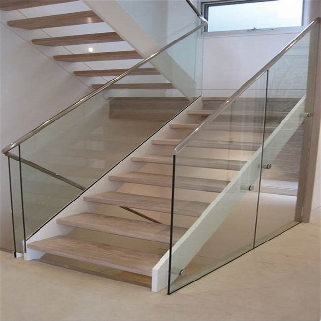 Prima Modern Glass Staircase Modern Floating Prefabricated Staircase Kits Straight Steel Wooden Staircase