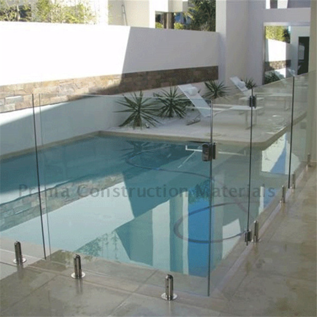 Top quality swimming pool used plexiglass material railing Ss glass spigot bracket