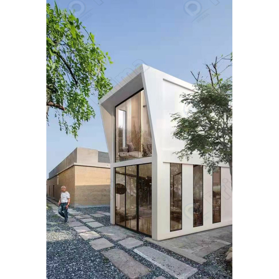 High quality prefab house modern luxury villa japan prefab house prefab dome house