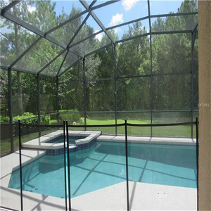 Outdoor Pc Pool Enclosure Swimming Pool Cover Metal Frame Screen Pool Enclosure Kits