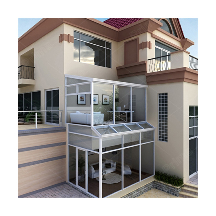 Latest Fashion Sunrooms & Glass Houses Flat New Design Sunroom Glass Panels For Sale  House Prefabricated Homes Sunrooms & Glass