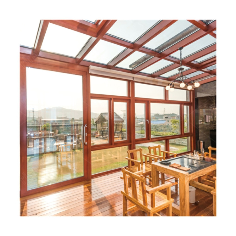 Latest Fashion Sunrooms & Glass Houses Flat New Design Sunroom Glass Panels For Sale  House Prefabricated Homes Sunrooms & Glass