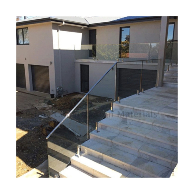 Commercial Concrete Baluster And Railing Mold Original Floor To Glass Railing Pool Fence Glass Spigot Customized