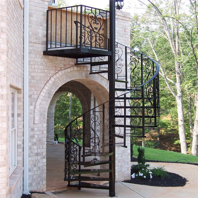 Outdoor spiral staircase prices supplied | used spiral building stairs