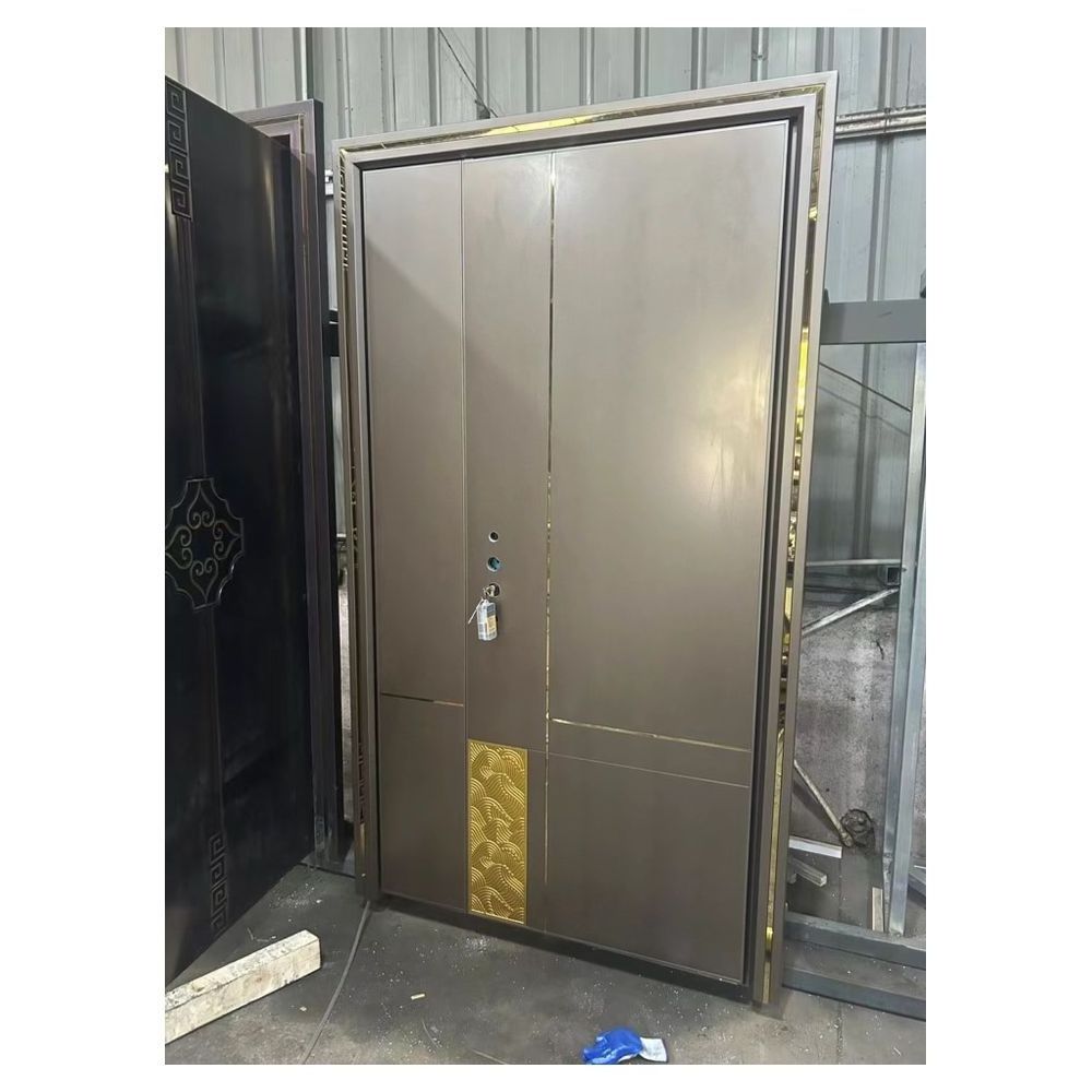 Steel Entrance Main Door Design Modern Security Stainless Steel Door Design