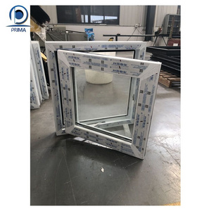 Wholesale Heat Resistance Double glass casement window Plastic Steel UPVC Windows