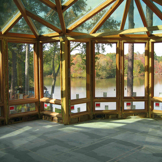 Customized garden glass houses/garden sunroom/aluminum sun room