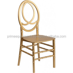 Gold Resin Stacking Phoenix Chair