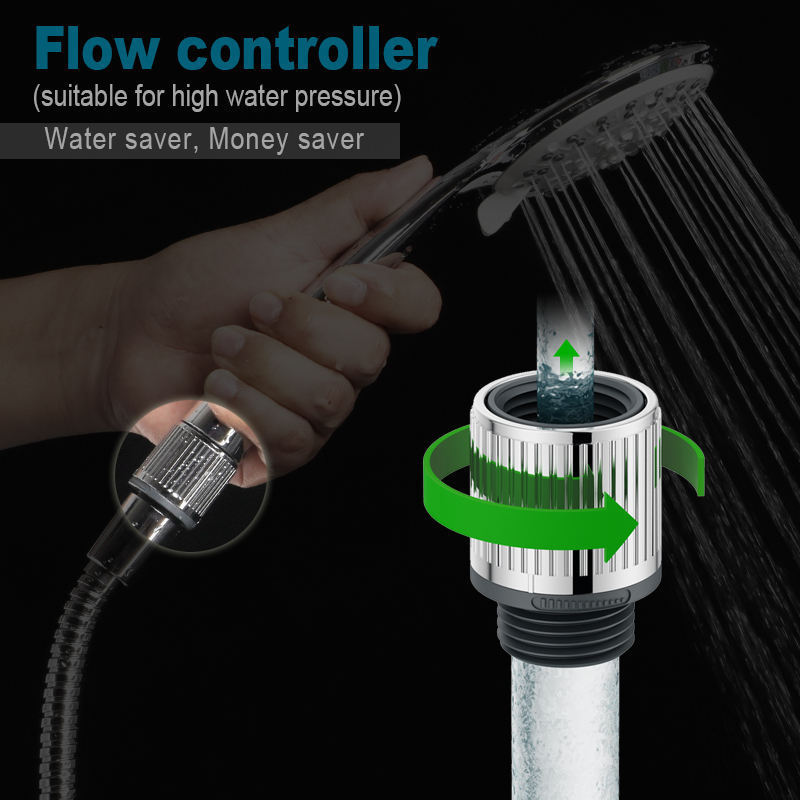 Hot-Selling Abs Water Flow Regulator Water Flow Control Valve Water Flow Restrictor Hand Shower Hea