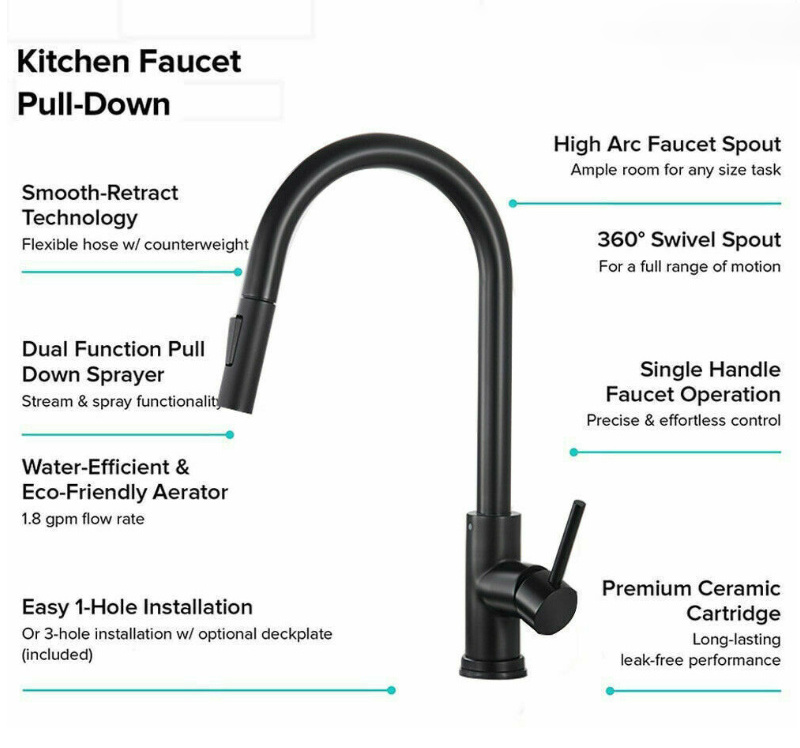 High Quality Touchless Steel Smart Pull Down Automatic Sensor Faucet Pull Out Kitchen Bath Basin Faucet Sink Water Tap