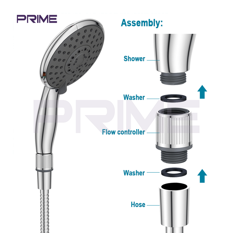 Water saving shower flow reducer adapter limiter set  oem odm wholesales flow restrictor for shower head