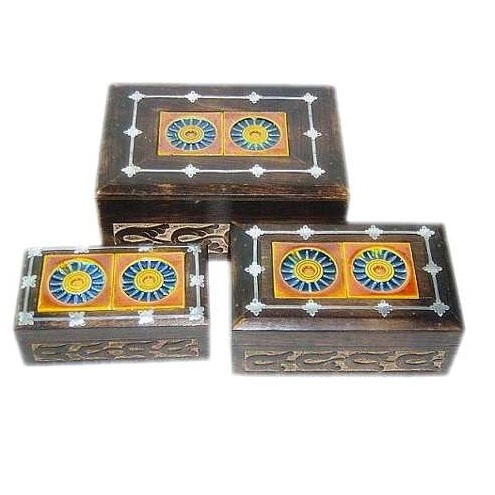 Wooden Box Jewelry Popular Product Handmade Mini Top Quality Treasure Chest Luxury Packaging Item High Quality Proper Price