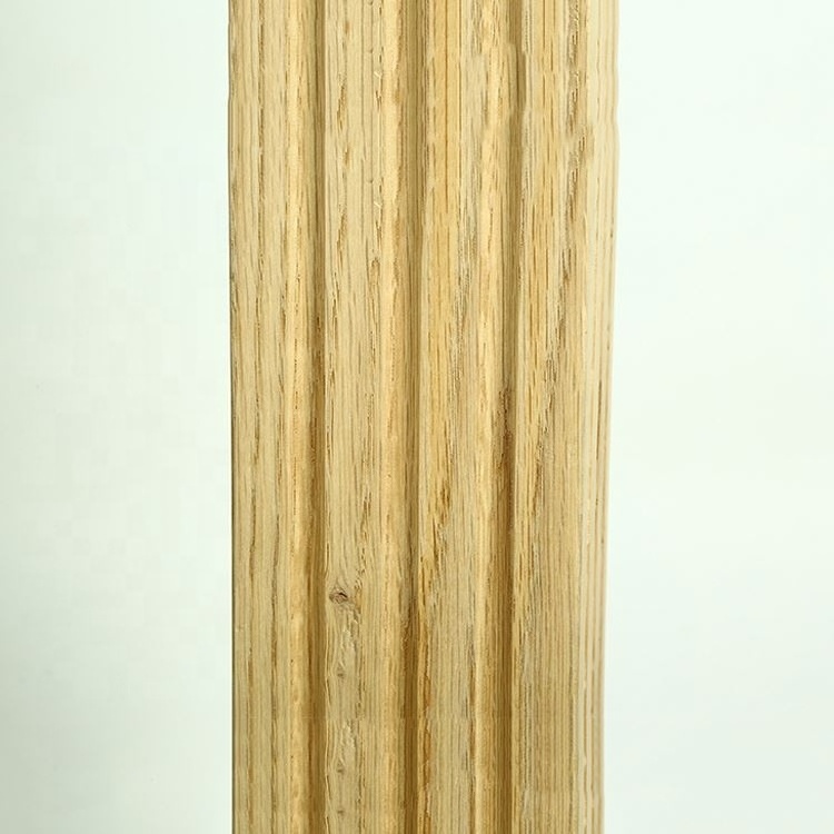 High Quality Red Oak Wood Staircase Newel Post