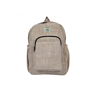 Pure Hemp laptop shell snap 13 inch backpack Eco friendly Durable washable Fashionable unisex design laptop carry hemp backpack