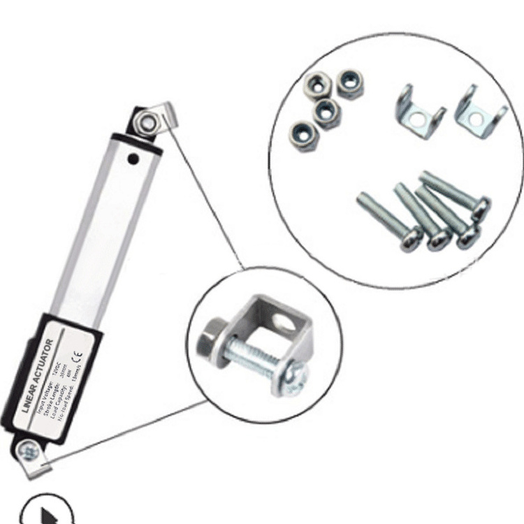 linear actuator Industrial-grade waterproof 20000N linear actuator 12V24V 36V 48Vniature DC motor and easy installation