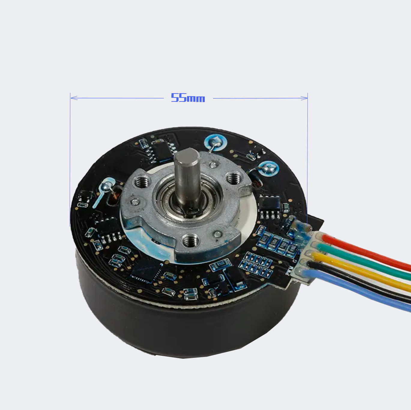 PrimoPal Low Cost 12V 18W Low Rpm High Torque Outer Rotor Mini BLDC Motor with Hall Sensor