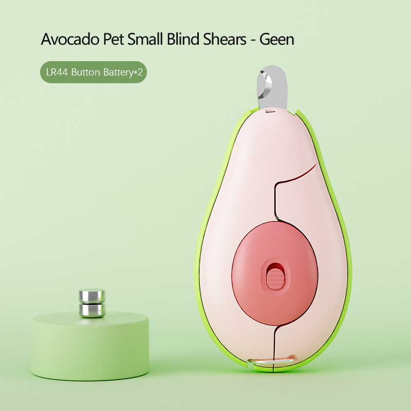 New Popularity Cute Avocado Shape Professional Clean Cat Dog Nail Trimmer-Electric Nail Grinder For Dogs Cats