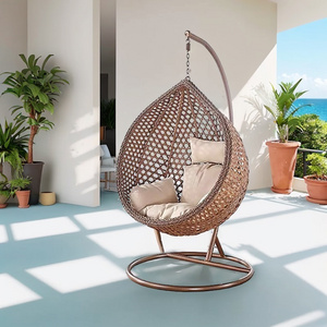 Outdoor metal swing decor round hammock chair swing away bar stool metal swing for playground