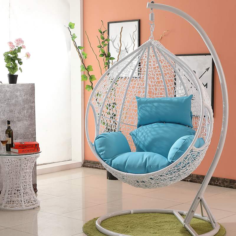 Balcony Garden Furniture Rocking Basket Hammock swing Chair Modern Rattan swing Hanging Egg Chair Patio Swing