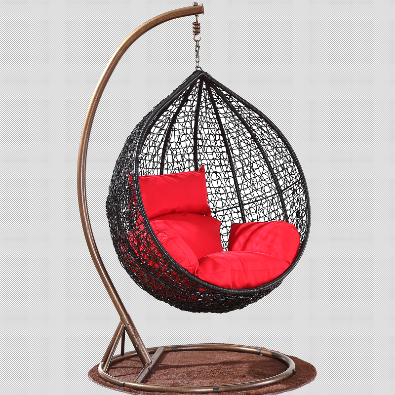 Outdoor metal double art decor round hammock chair swing away bar stool metal swing with wooden seat foldable metal bar