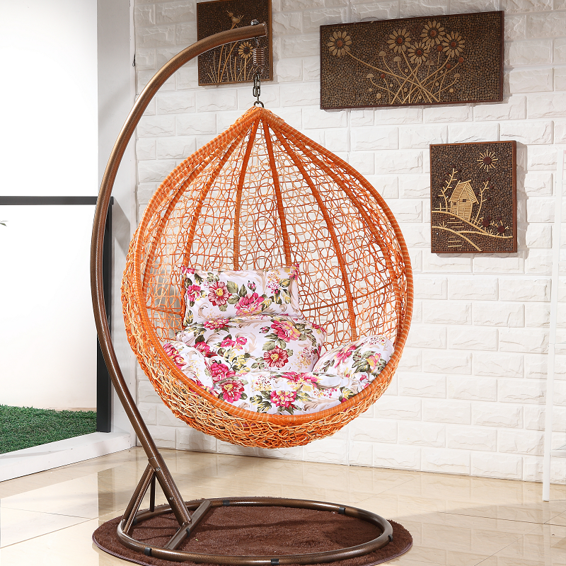 Leisure lounge 2 seater balcony leisure plastic lounge wood corner swing hanging swing egg chair balcony chair patio swings