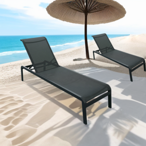 lounge chairs pool outdoor Fabric Sun Loungers Sunlounger Aluminum Sunbed