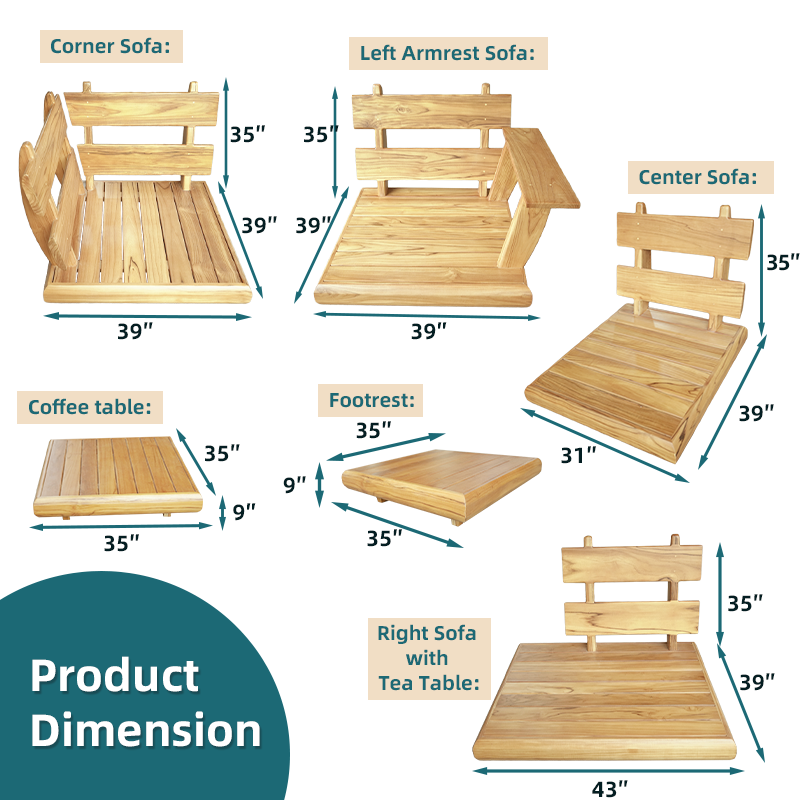 deep large stylish custom l shaped outdoor furniture set water proof with fire pit modern teak patio luxury garden sofas set