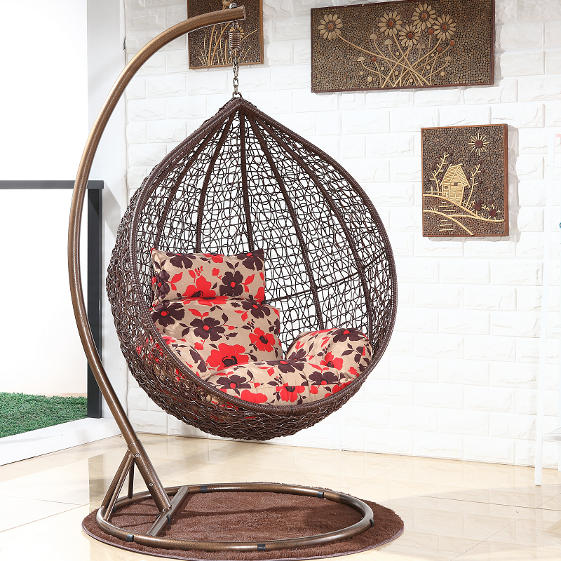 Leisure lounge 2 seater balcony leisure plastic lounge wood corner swing hanging swing egg chair balcony chair patio swings