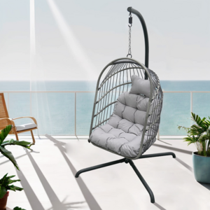 Multi-Specification balcony egg chair garden swing hanging egg chair outdoor swing sofa patio swings with stand