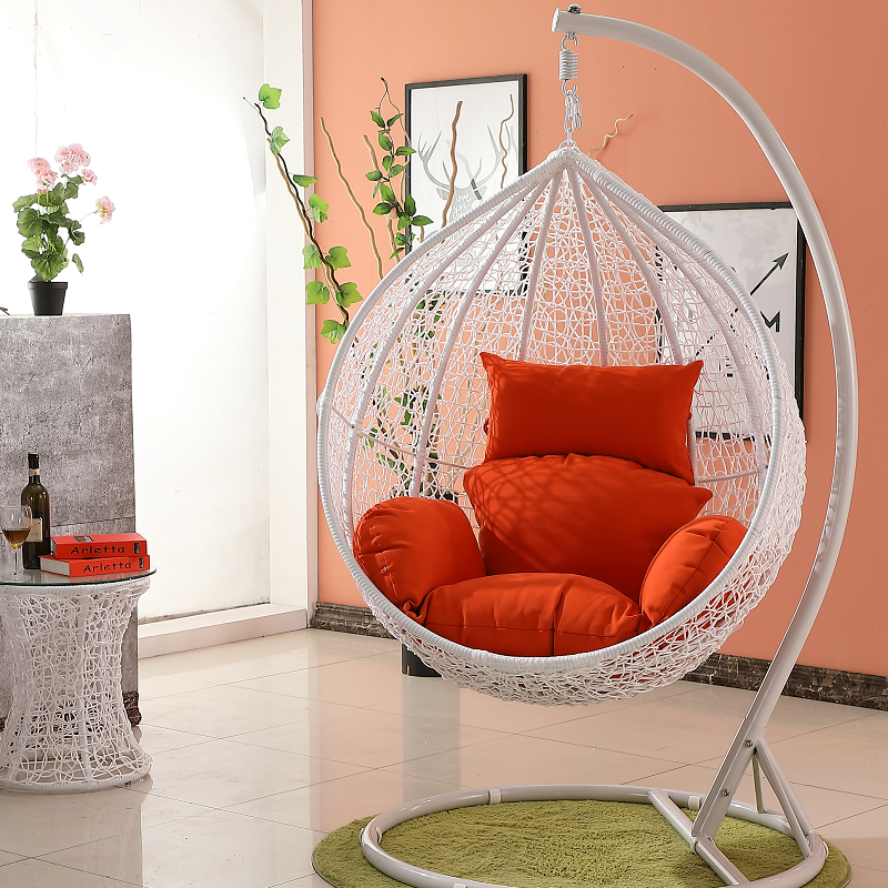 Leisure lounge 2 seater balcony leisure plastic lounge wood corner swing hanging swing egg chair balcony chair patio swings