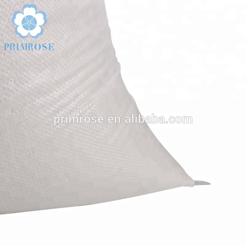 manufacturer polypropylene 25kg 50kg white grain corn sacks pp bag woven