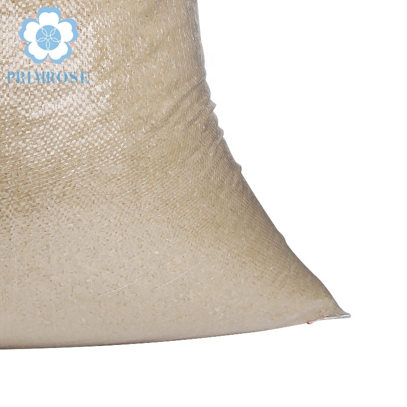 empty printed lamination 25kg transparent bag 50kg pp woven sacks of rice