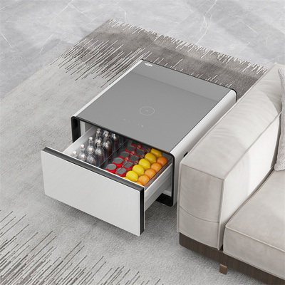 Home Furniture For Mini Fridge Sofa Side Cabinet TB65 Coffee Tables Refrigerator with Wireless Charging Smart Coffee Table