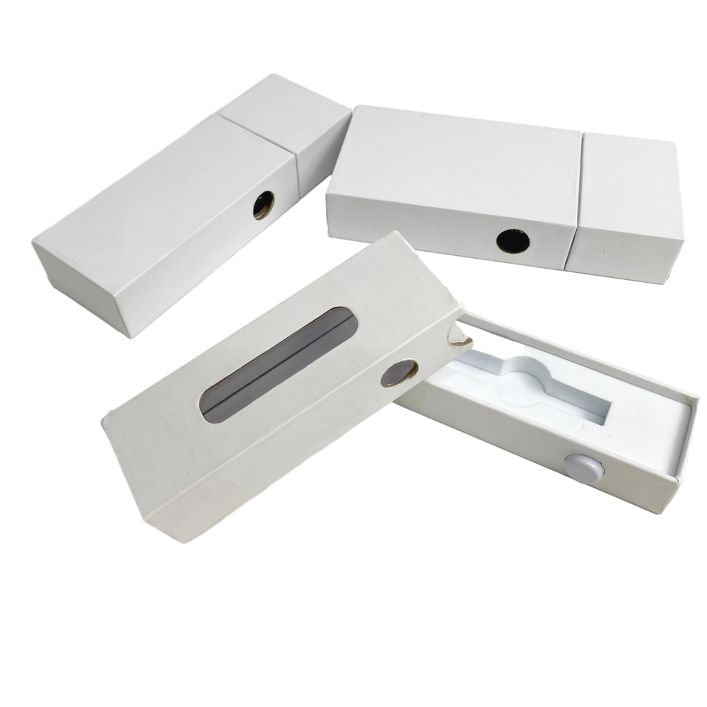 Custom Size Drawer Packaging Box 1/2 Gram Packaging Boxes Cardboard Logo Printed Empty 1ml Cartridges Box