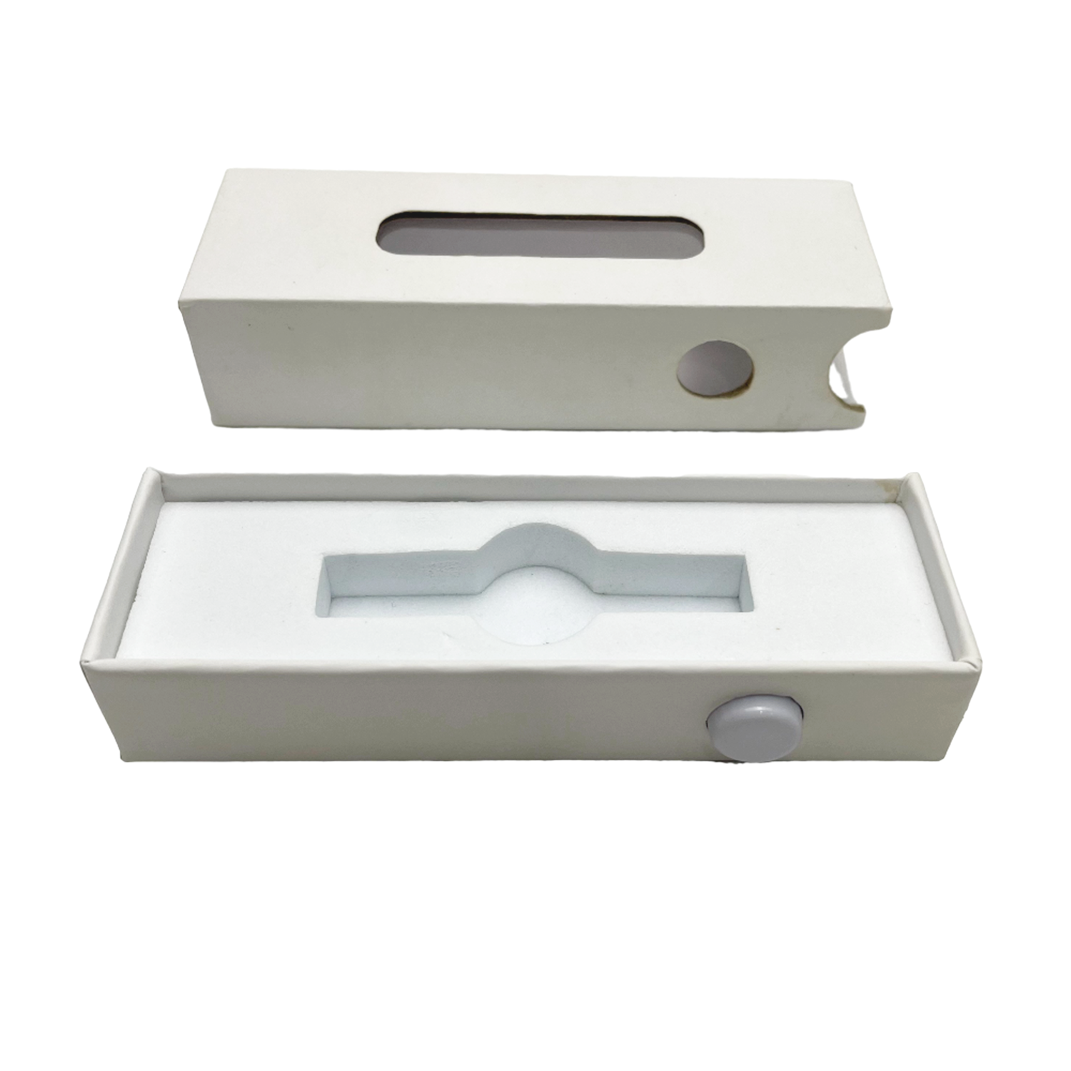 Custom Child Proof 0.5ml and 1ml Child Resistant Lock Sliding Box Drawer Paper Magnetic Cartridge Packaging Boxes