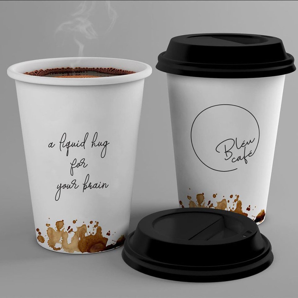 Custom Printed Eco Friendly Takeaway 6oz 8 oz 12oz Disposable Black Coffe Cup Paper Hot Coffee Cups With Lids Logo