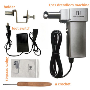 New Upgraded Both Hand and Foot Use Automatic Dreadlocks Machine Crochet Braiding Hair Making Machine for DIY Dreadlock Braids