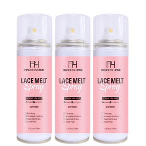 New Arrivals 3.52oz 100ml Private Label Easy Carry Aerosol Melting Spray Strong Hold Glueless Aerosol Lace Glue Spray