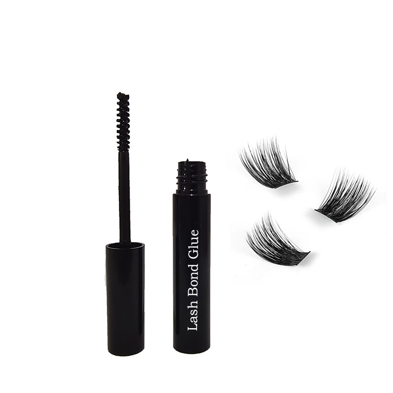 Private Label Custom Eyelash Bond Glue Mascara Black Eyelash Extension Glue Adhesive for DIY Lash Cluster Makeup