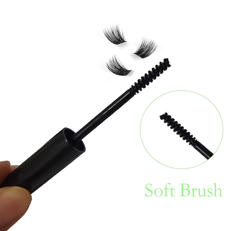 Private Label Custom Eyelash Bond Glue Mascara Black Eyelash Extension Glue Adhesive for DIY Lash Cluster Makeup