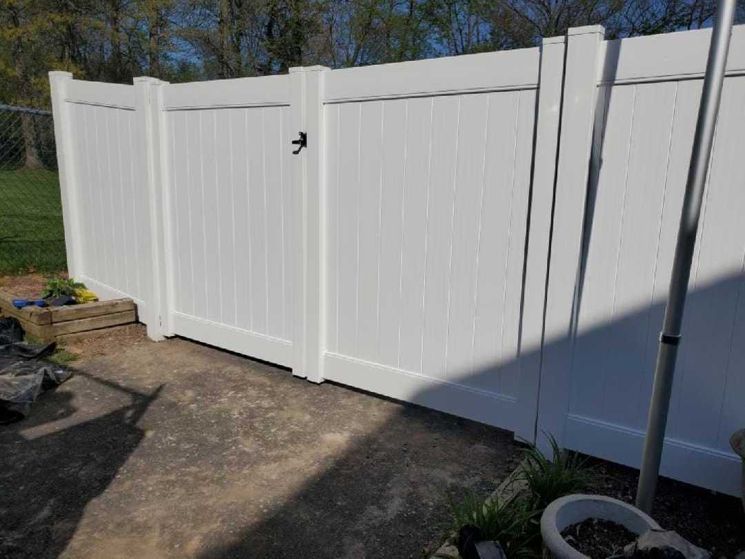 Princeton whole privacy PVC fence home garden fence panels  vinyl pvc fence